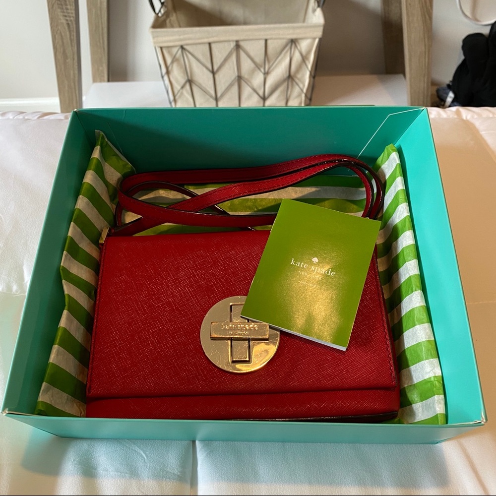 Leather Kate Spade Crossbody Purse